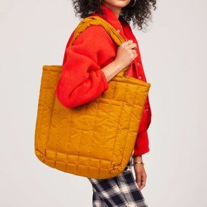 Baggu Large Puffy Tote Bronze Like New